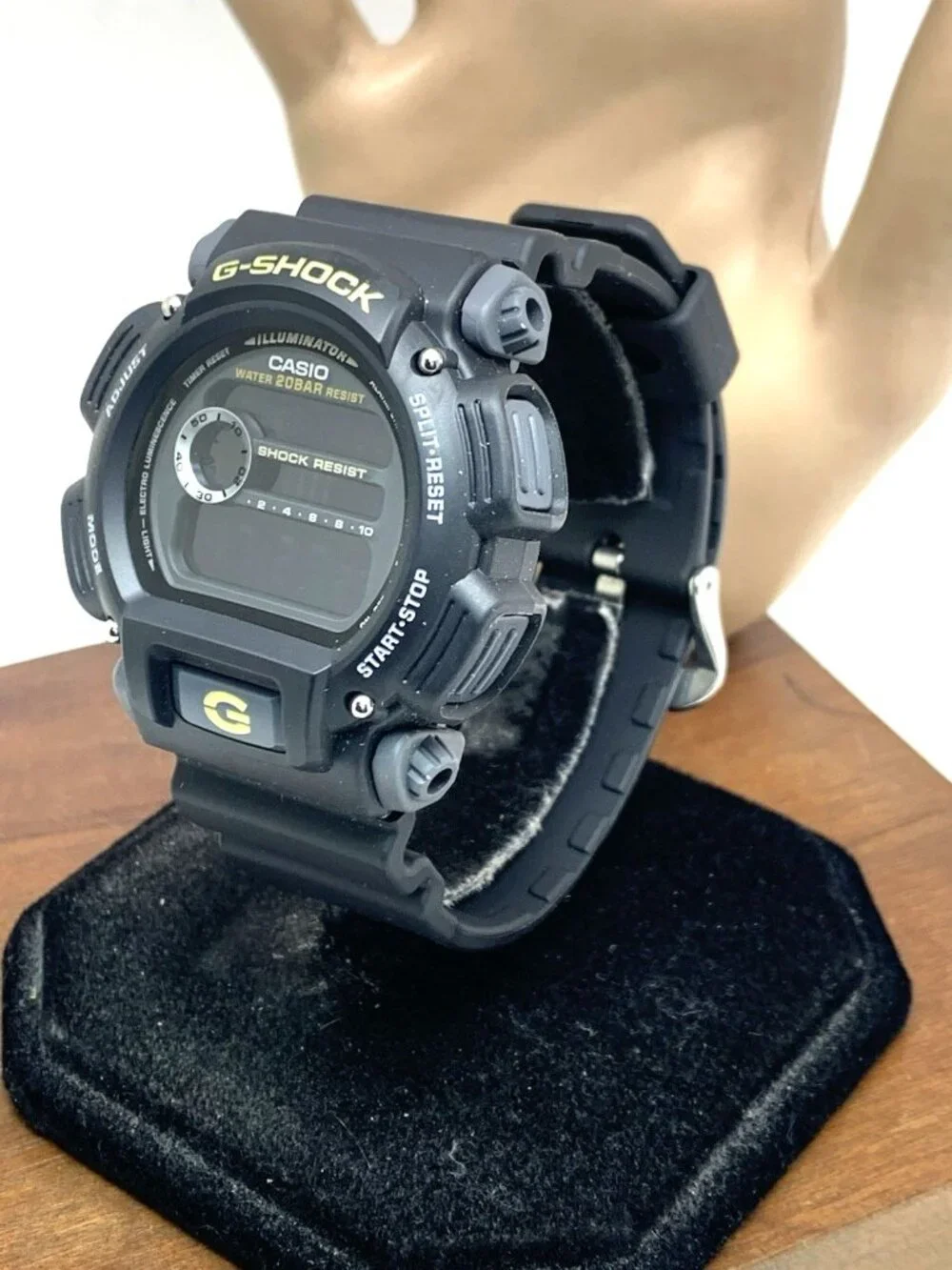 Casio Men's Watch G-Shock DW9052 Black Resin Digital Illuminator 44mm Sport 3232
